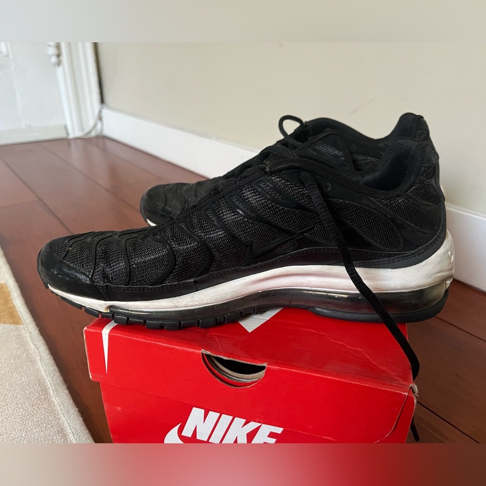 Nike Air Max 97 Plus black white size 8.5 - Picture 5 of 9